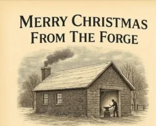 Blacksmith Merry Christmas from the forge.webp